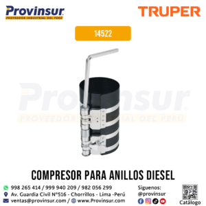 Compresor para anillos de pistón de diésel 14522 Truper