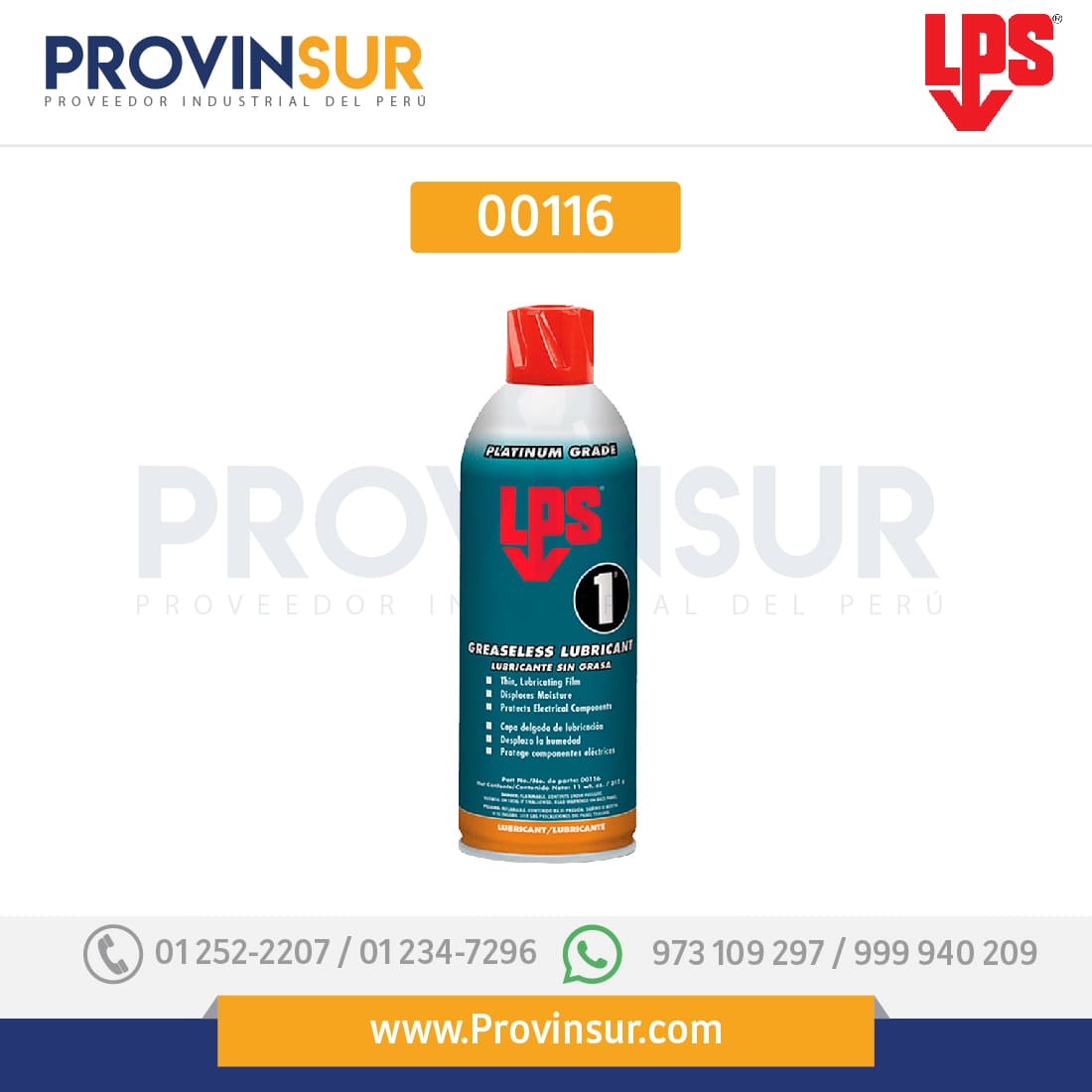 Lubricante 00116 LPS 1 Lubricante 00116 LPS