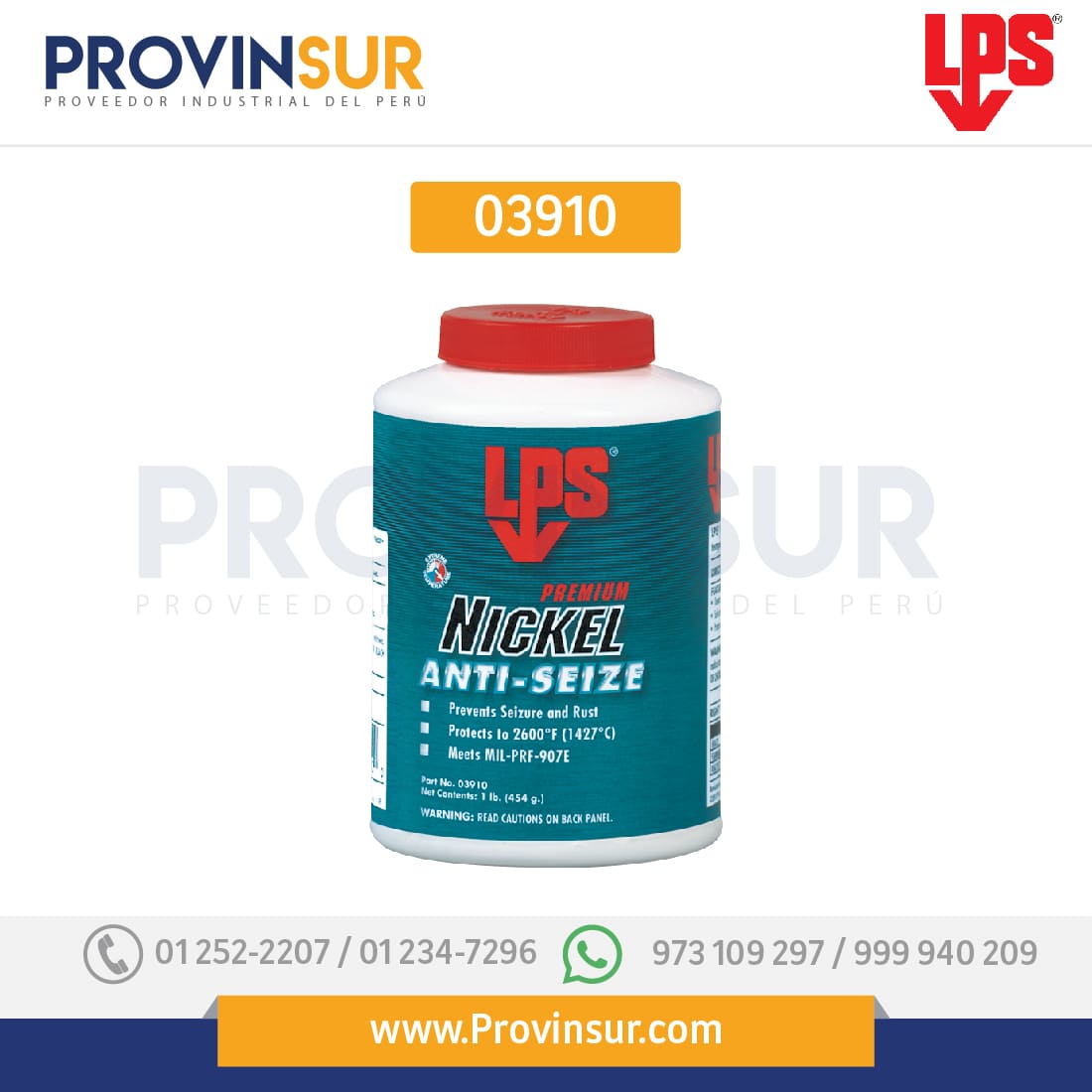 Niquele Aflojador 03910 LPS 1 Niquele Aflojador 03910 LPS