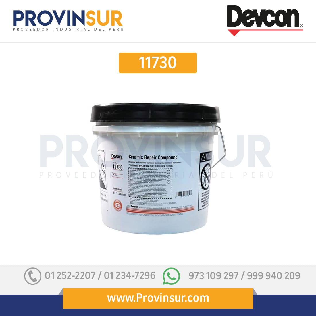 Polímero de Cerámica Devcon 11730 Ceramic Repair Putty 1 Polímero de Cerámica Devcon 11730 Ceramic Repair Putty