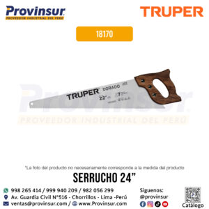 Serrucho 24'' Dorado 6 DPP 18170 Truper