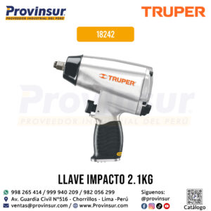 Llave / Pistola de Impacto Neumática 1/2'' 18242 Truper