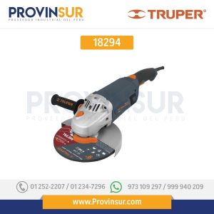 Esmeriladora 9" Angular, Industrial, 2 300 W 18294 Truper