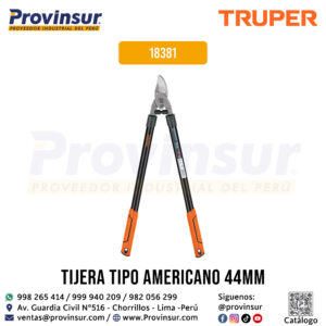 Tijera para Ramas de 70 cm tipo Americano con Mangos Tubulares 18381 Truper