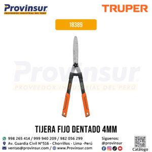 Tijera para Poda de 60 cm con Filo Dentado y Mango Ovalado de Acero con Grip 18389 Truper