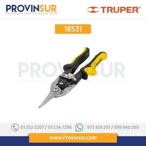 Tijera de aviación corte recto, 9 1/2" 18531 Truper