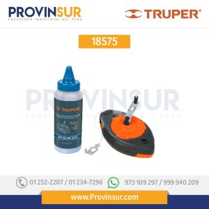 Tiralíneas 100 ft, cuerpo plástico, incluye gis 18575 Truper