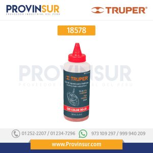 Gis rojo de repuesto para tiralíneas, alta visibilidad 18578 Truper