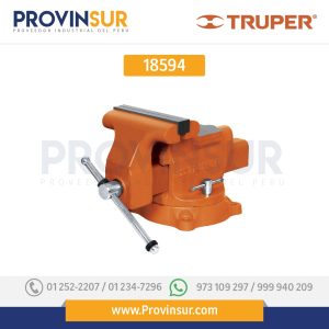 Tornillo de banco uso industrial, hierro nodular, 6" 18594 Truper