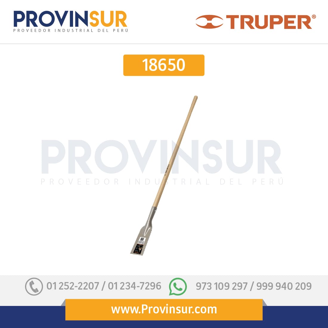 Raspador 4", mango largo 54" 18650 Truper 1 Raspador 4", mango largo 54" 18650 Truper