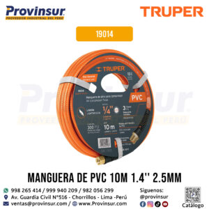 Manguera de PVC para compresor de 10 m x 1/4'' 19014 Truper