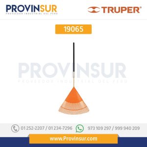 Escoba de polipropileno con 30 dientes, alto impacto 19065 Truper