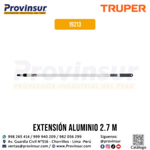 Extensión de Aluminio para Rodillo de 2.7 m 19213 Truper