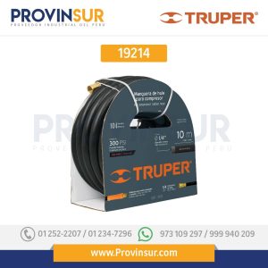 Manguera de hule para compresor, 7.5 m, 3/8" 19214 Truper