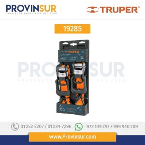 Sujetadores con matraca, carga máxima 1000 kg, 2 piezas 19285 Truper