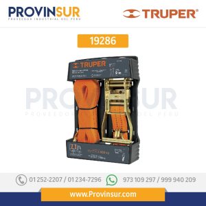 Sujetadores con matraca, carga máxima 3000 kg 19286 Truper