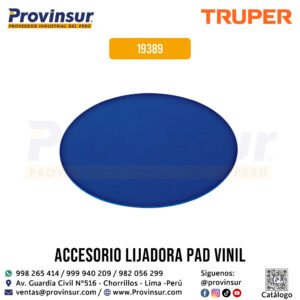 Pad de Vinil para Lijadora Neumática TPN-861 19389 Truper