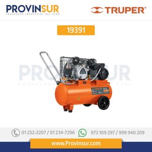 Compresor, Lubricado de Banda, 60L, Dual 19391 Truper