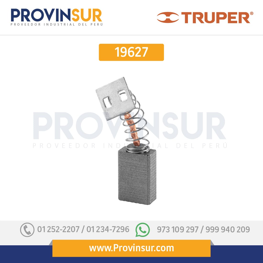 Carbones de repuesto para ROTO-1/2NX2 19627 Truper 1 Carbones de repuesto para ROTO-1/2NX2 19627 Truper