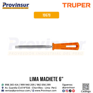 Lima Triángulo Pesado 6'' y 34 dpp con Mango 19679 Truper