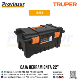 Caja para Herramientas de 22'' sin Compartimentos 19780 Truper