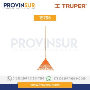 Escoba plástica de 22 dientes, rígida 19786 Truper