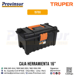 Caja para Herramientas de 16'' sin Compartimentos 19790 Truper