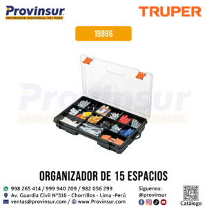 Organizador 11'' con 15 Compartimentos 19896 Truper
