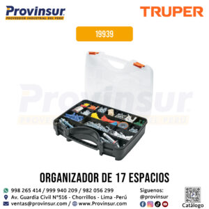 Organizador 17'' Reforzado con 17 Compartimentos 19939 Truper