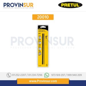 Blíster con 8 seguetas de repuesto para ACA-6, 20010 Pretul
