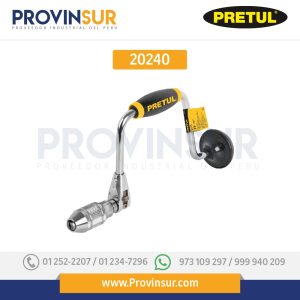Berbiquí 12", perilla de plástico, 20240 Pretul