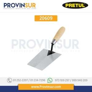 Cuchara Albañil, Yesera, 6" 20609 Pretul