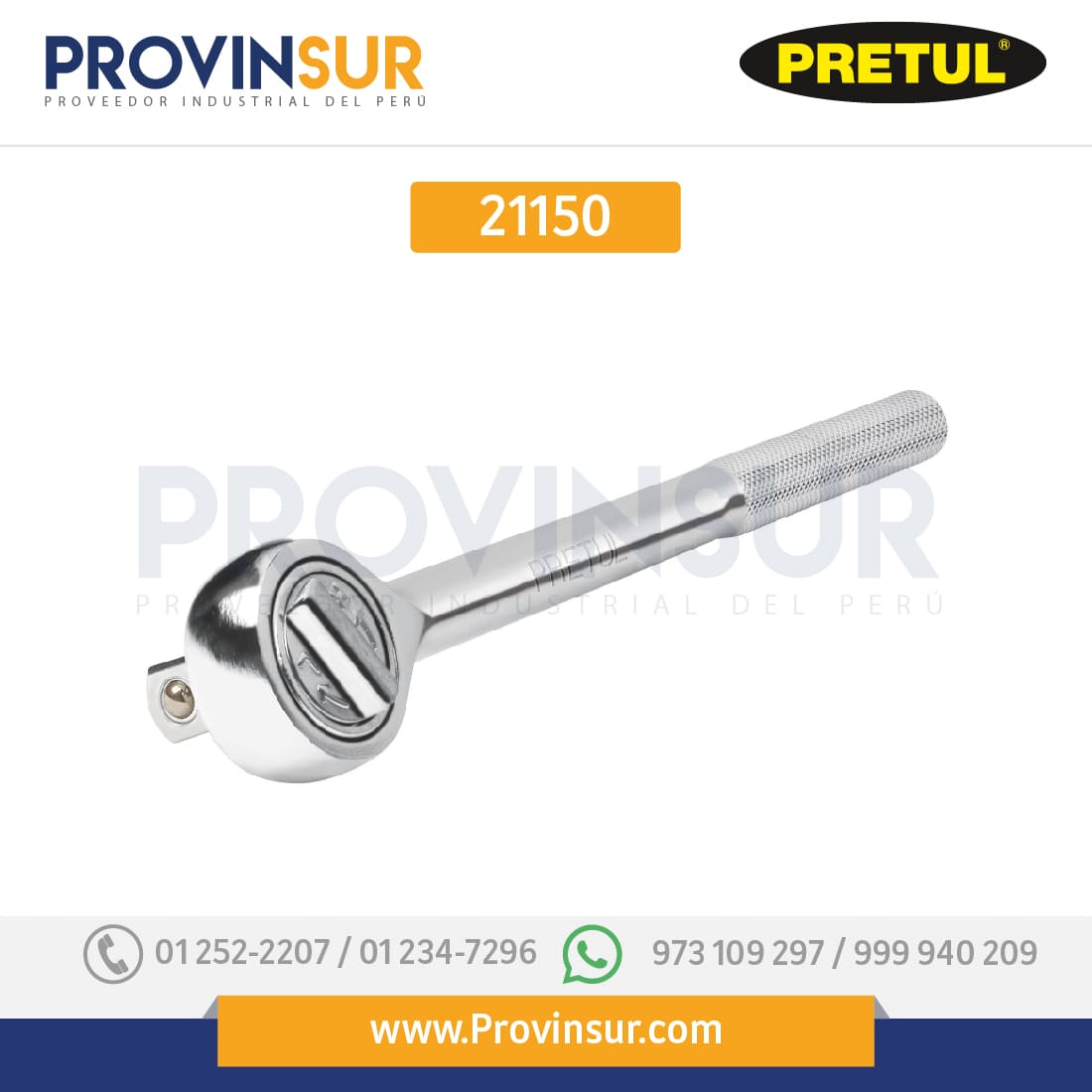 Matraca cuadro 1/2" cabeza redonda, 21150 Pretul 1 Matraca cuadro 1/2" cabeza redonda, 21150 Pretul