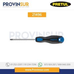 Desarmador punta Phillips, 1/4x4", mgo Comfort Grip, 21496 Pretul