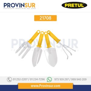 Juego de 4 herramientas de 5" para jardín 21708 Pretul
