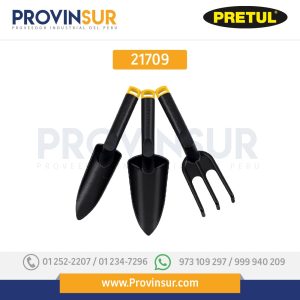 Juego de 3 herramientas de 11" para jardín, 21709 Pretul