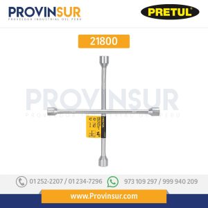 Llave de cruz para auto, 14", 21800 Pretul