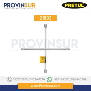 Llave de cruz para auto, 20", 21802 Pretul