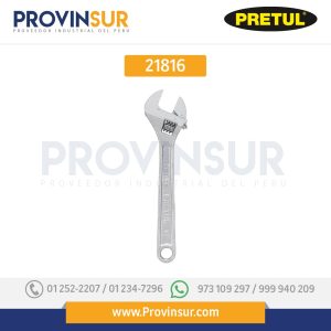 Llave ajustable (perico), cromado 10" 21816 Pretul