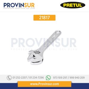 Llave ajustable (perico), cromado 12" 21817 Pretul
