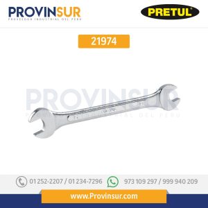 Llave española, milimétrica, 14 x 15 x 185 mm, 21974 Pretul