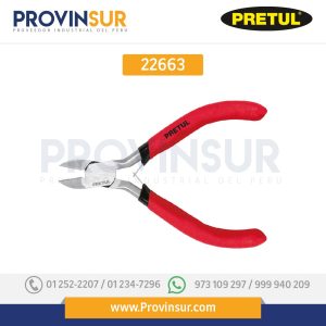 Pinza miniatura corte diagonal 4", 22663 Pretul