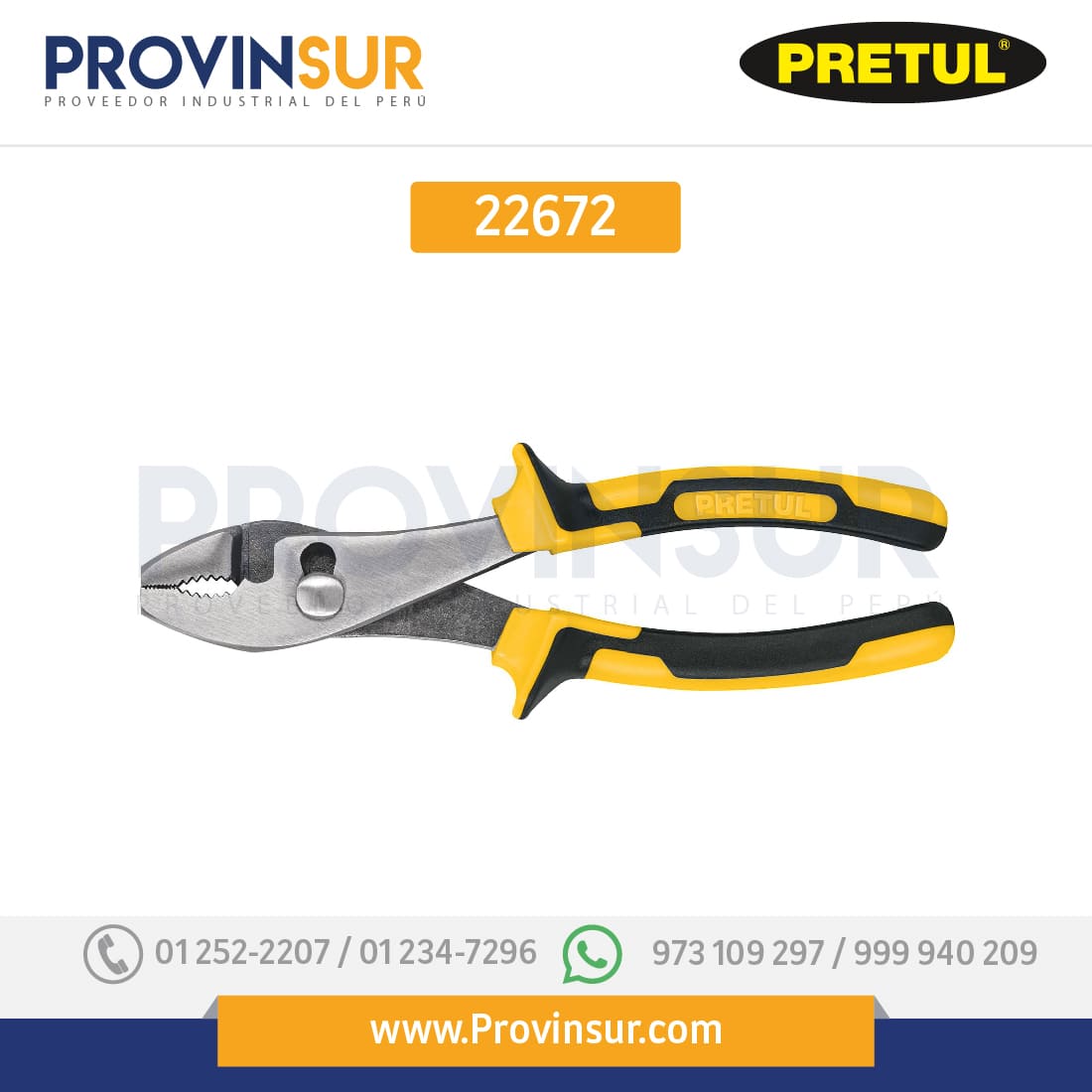 Pinza de chofer 6", mango comfort grip, 22672 Pretul 1 Pinza de chofer 6", mango comfort grip, 22672 Pretul
