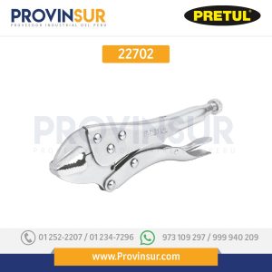 Pinza de presión 10", mordaza recta, 22702 Pretul