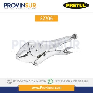 Pinza de presión 5", mordaza curva, 22706 Pretul