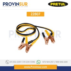 Cables pasa corriente 2m calibre 10 AWG 22807 Pretul