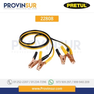 Cables pasa corriente 2.5m calibre 10 AWG 22808 Pretul