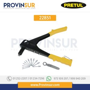 Remachadora 10" con remaches, 22851 Pretul