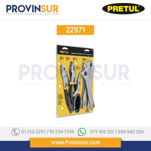 Juego de pinzas, 5 piezas, 22971 Pretul