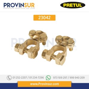 Terminales de Latón para batería de auto 23042 Pretul